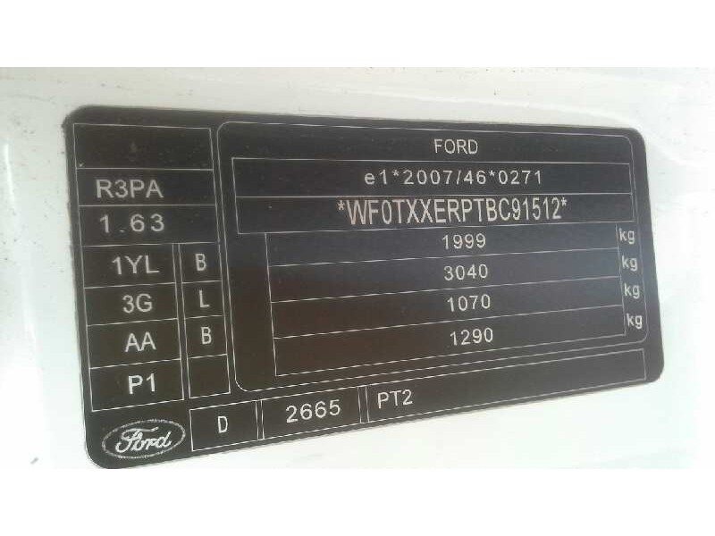 ford transit connect (tc7) del año 2011