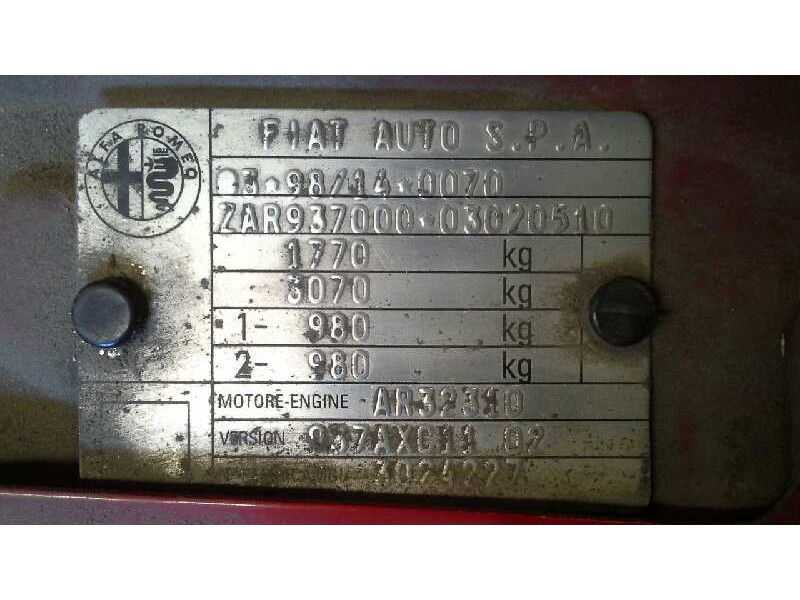 alfa romeo 147 (190) del año 2001