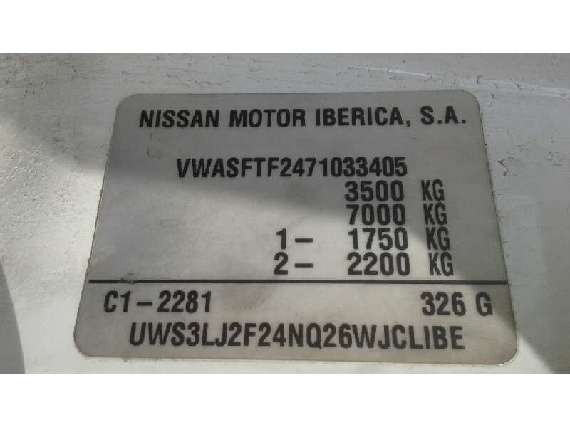 nissan cabstar del año 2008