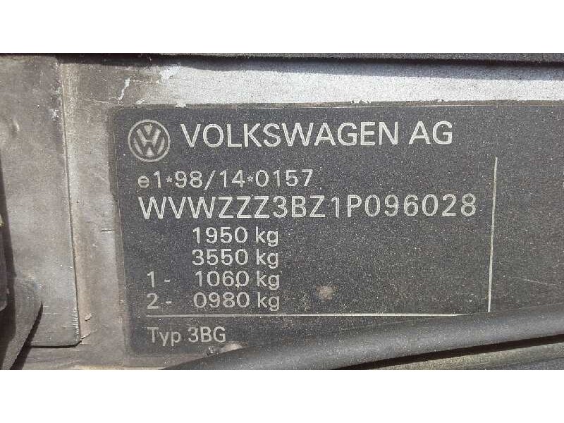 volkswagen passat berlina (3b3) del año 2001