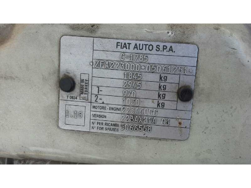 fiat doblo (119) del año 2001