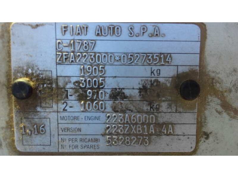 fiat doblo cargo (223) del año 2004