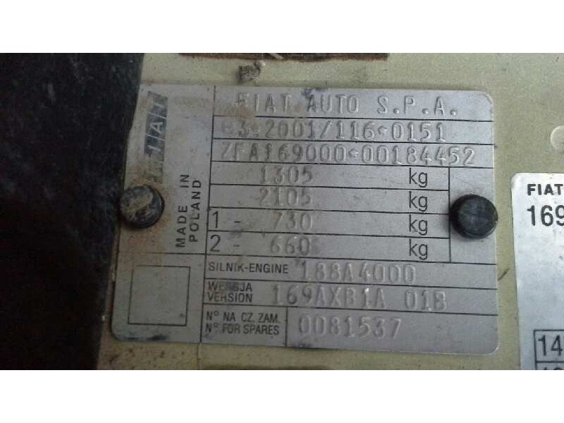 fiat panda (169) del año 2004