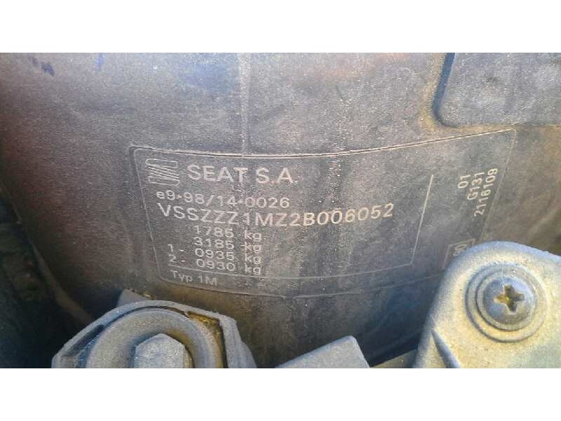 seat toledo (1m2) del año 2002