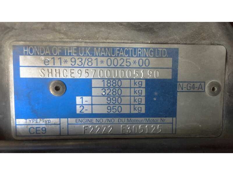 honda accord berlina (cc/ce) del año 1997