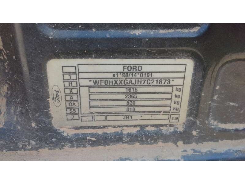 ford fiesta (cbk) del año 2007