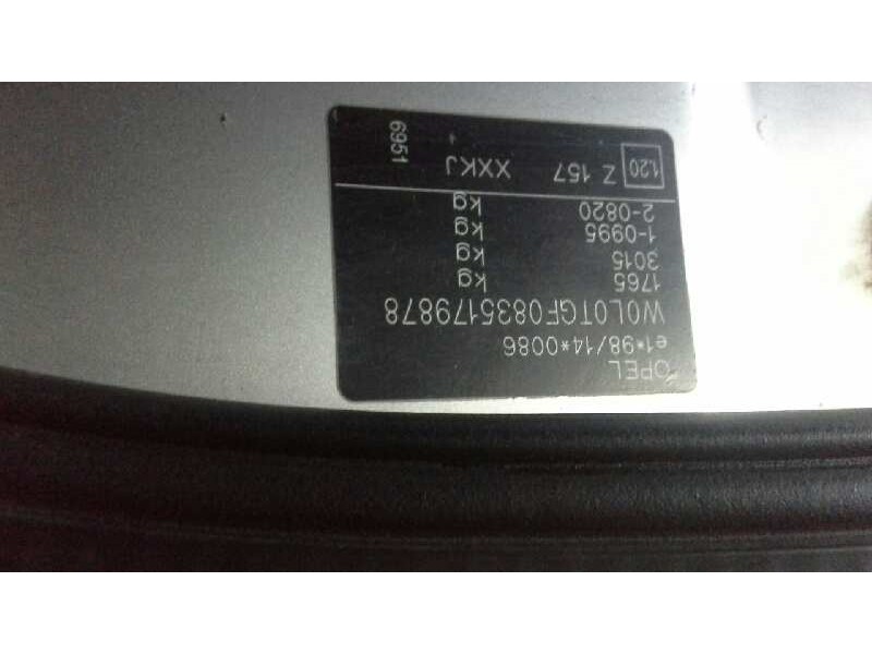 opel astra g berlina del año 2003