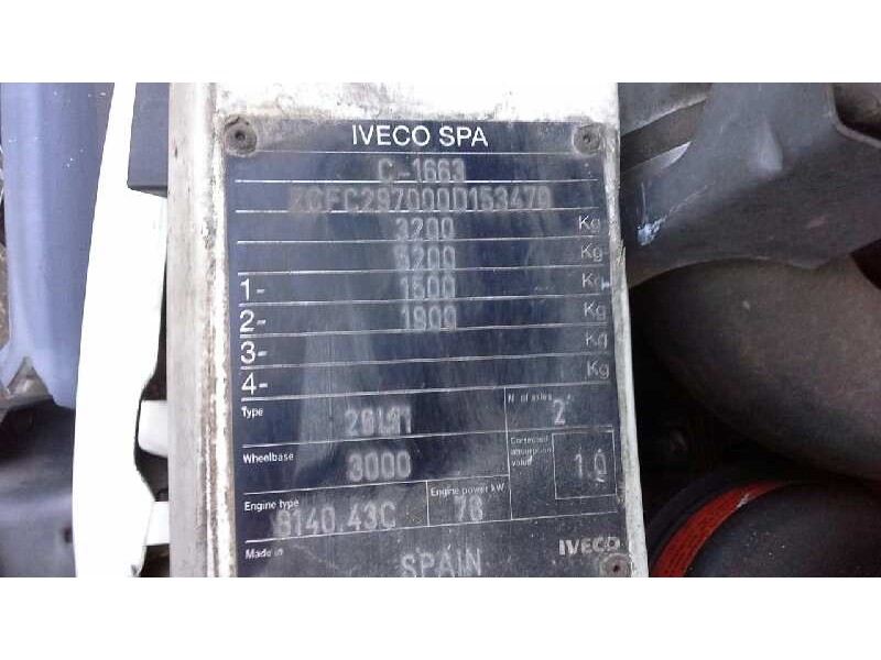 iveco daily caja cerrada (1999 =>) del año 2001