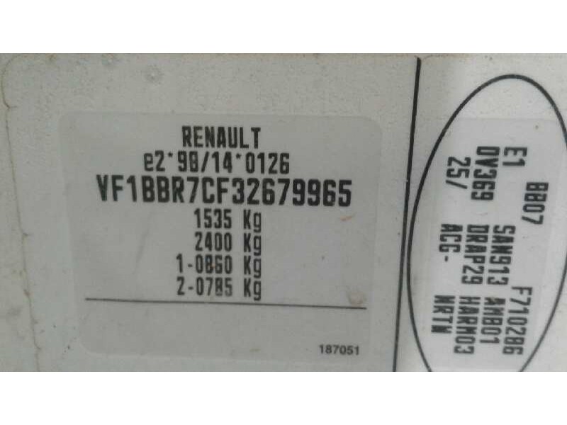 renault clio ii fase ii (b/cb0) del año 2005