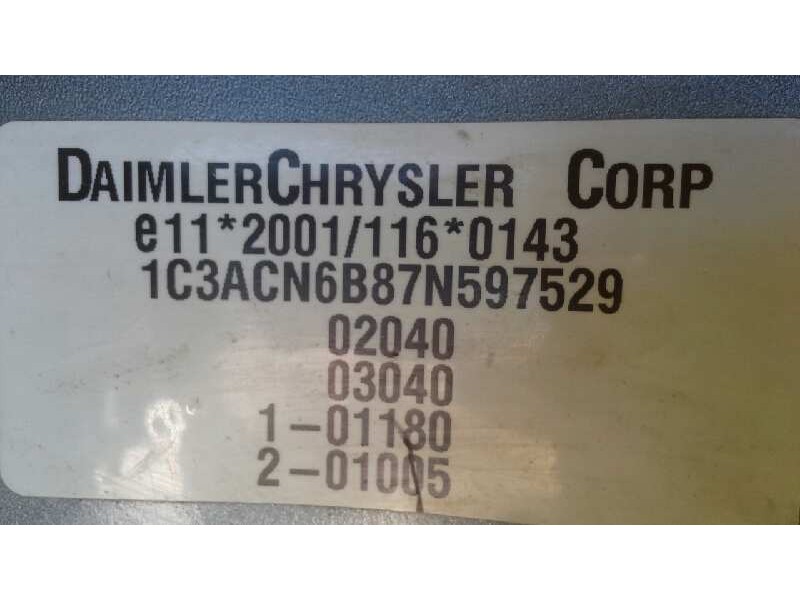 chrysler sebring berlina del año 2007