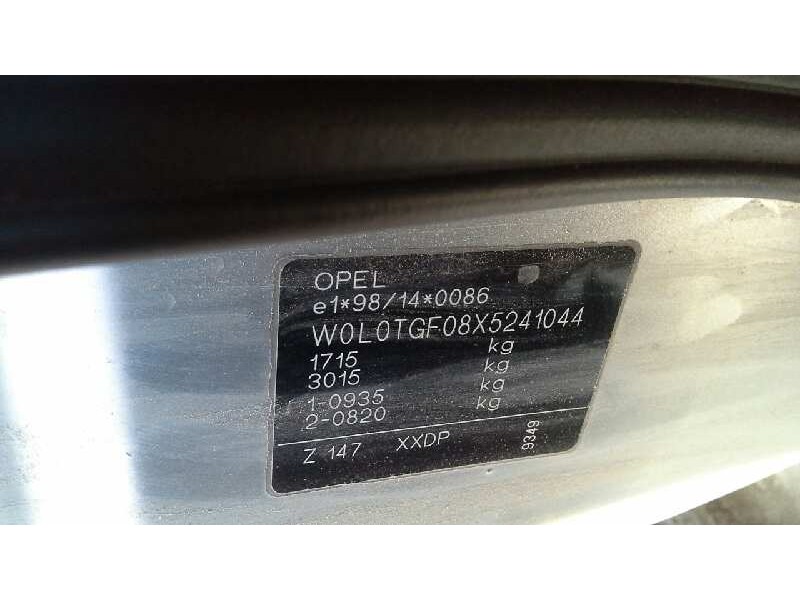 opel astra g berlina del año 1999