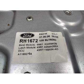 Recambio de elevalunas trasero derecho para ford focus berlina (cap) 1.6 tdci cat referencia OEM IAM A2C530988969  