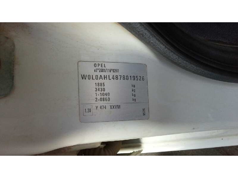 opel astra h ber. del año 2006