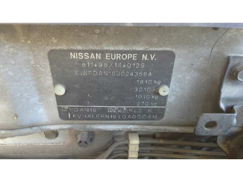 nissan almera (n16/e) del año 2002