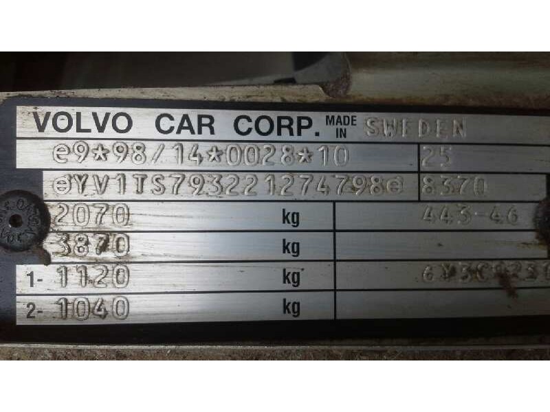 volvo s80 berlina del año 2003