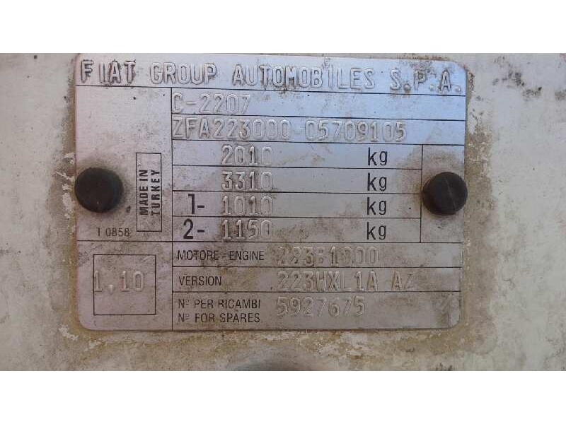 fiat doblo cargo (223) del año 2010