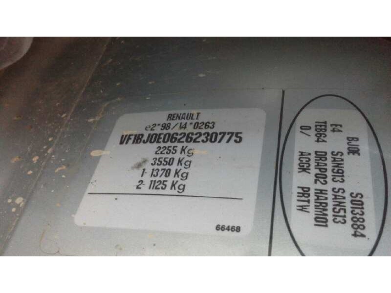 renault vel satis (bj0) del año 2003