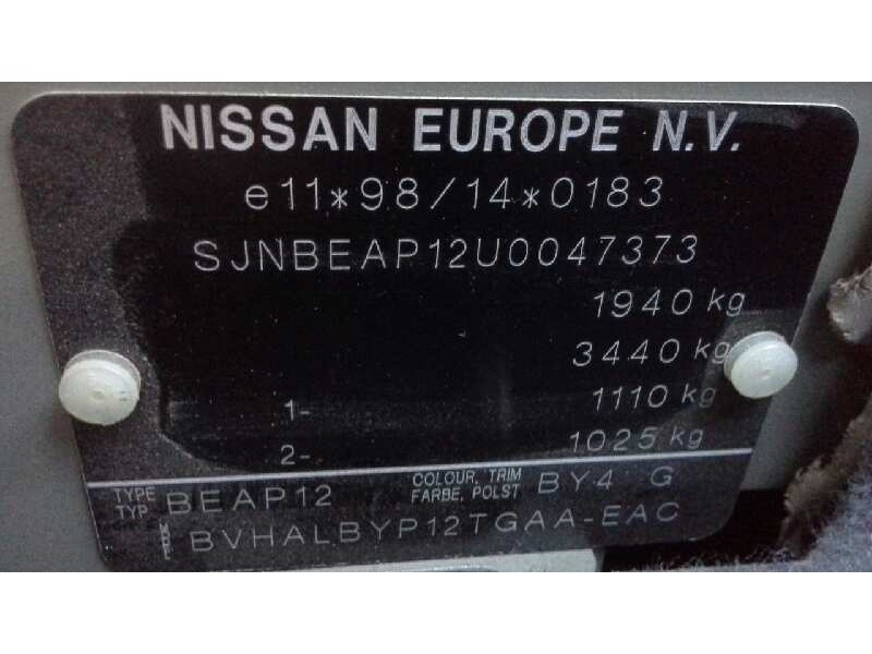 nissan primera berlina (p12) del año 2003