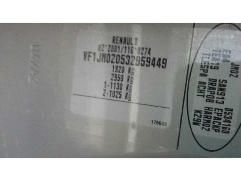 renault scenic ii del año 2004