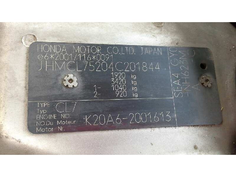 honda accord berlina (cl/cn) del año 2004