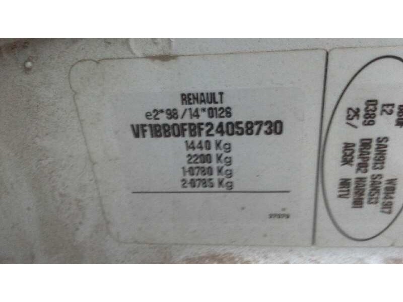 renault clio ii fase i (b/cbo) del año 2001