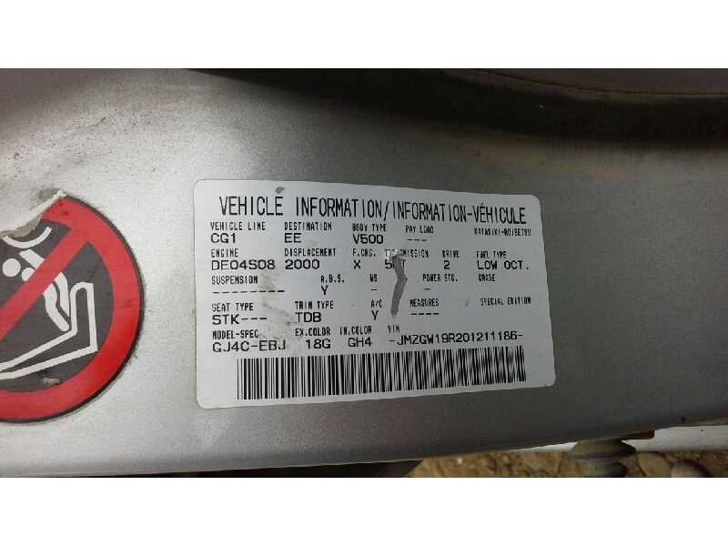 mazda 626 berlina (gf) del año 2001