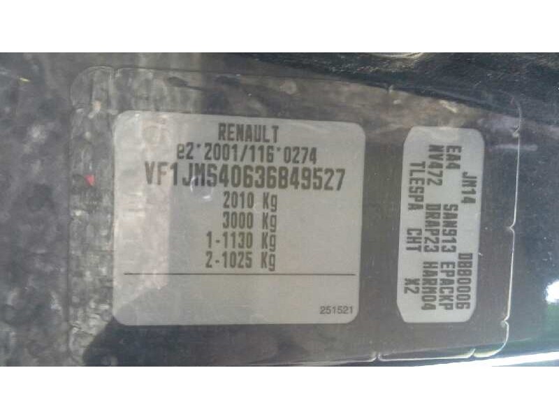 renault scenic ii del año 2006