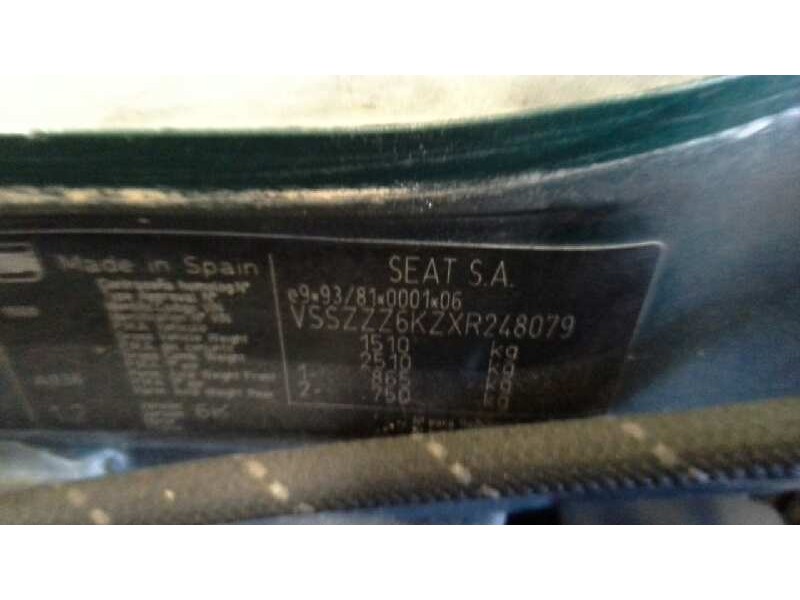 seat ibiza (6k) del año 1999