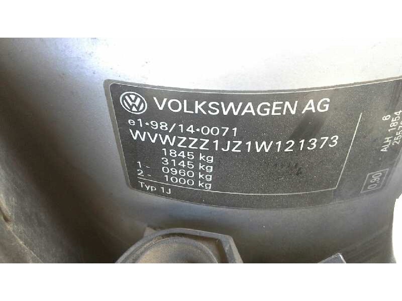 volkswagen golf iv variant (1j5) del año 2000