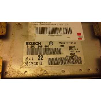 Recambio de centralita motor uce para peugeot 306 break boulebard referencia OEM IAM 0261206861 9637839480 BOSCH