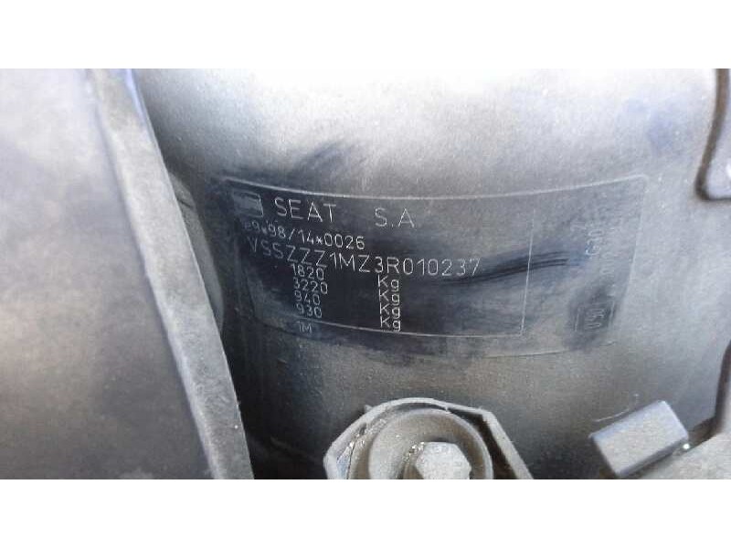 seat toledo (1m2) del año 2002