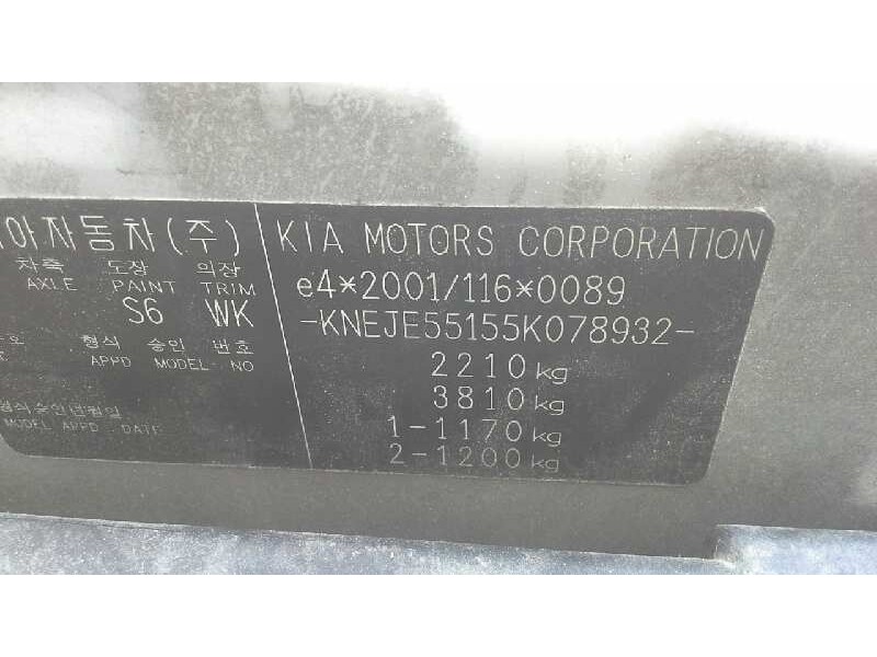 kia sportage del año 2005