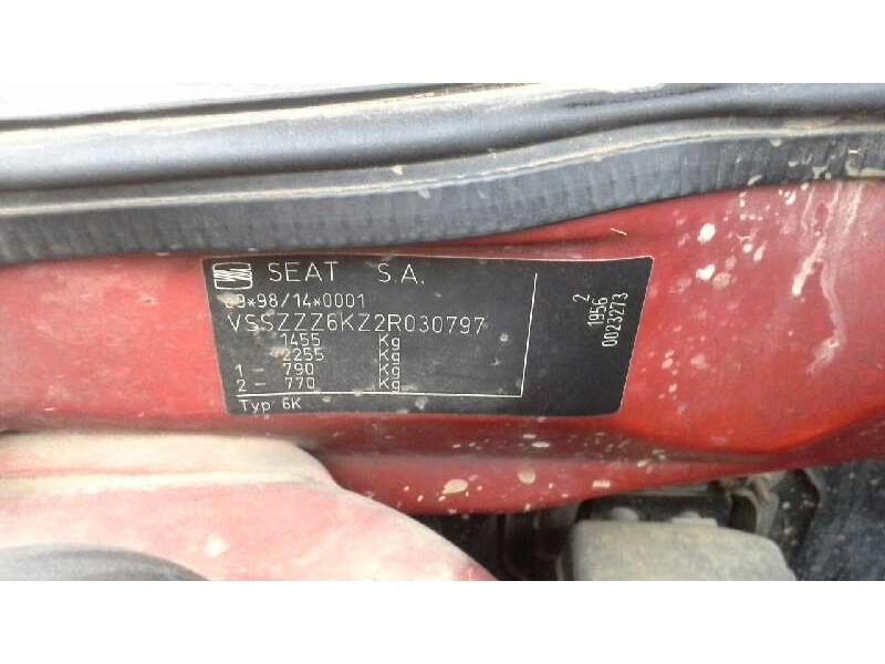 seat ibiza (6k1) del año 2001