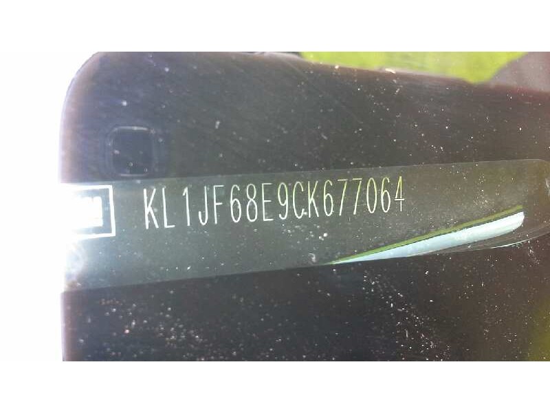 chevrolet cruze del año 2012