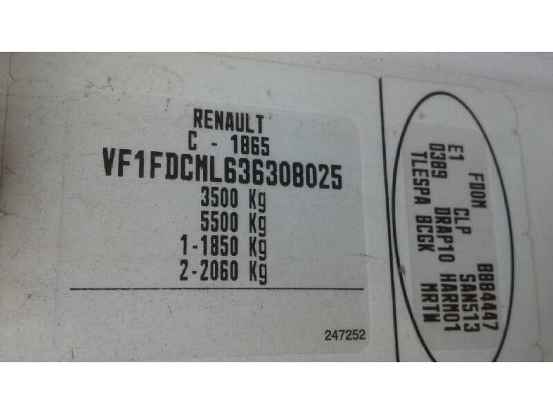 renault master ii phase 2 caja cerrada del año 2006