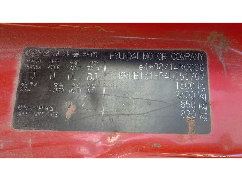 hyundai getz (tb) del año 2004