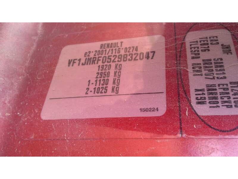 renault scenic ii del año 2004