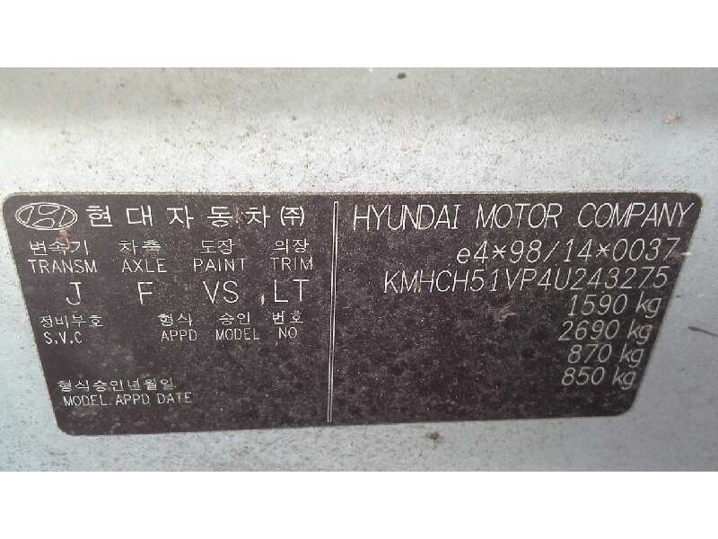 hyundai accent (lc) del año 2004