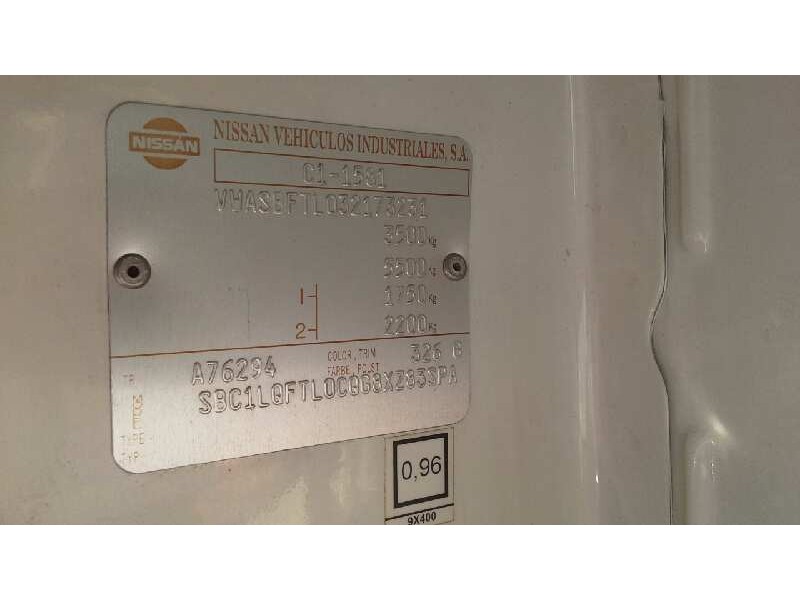 nissan cabstar del año 2003