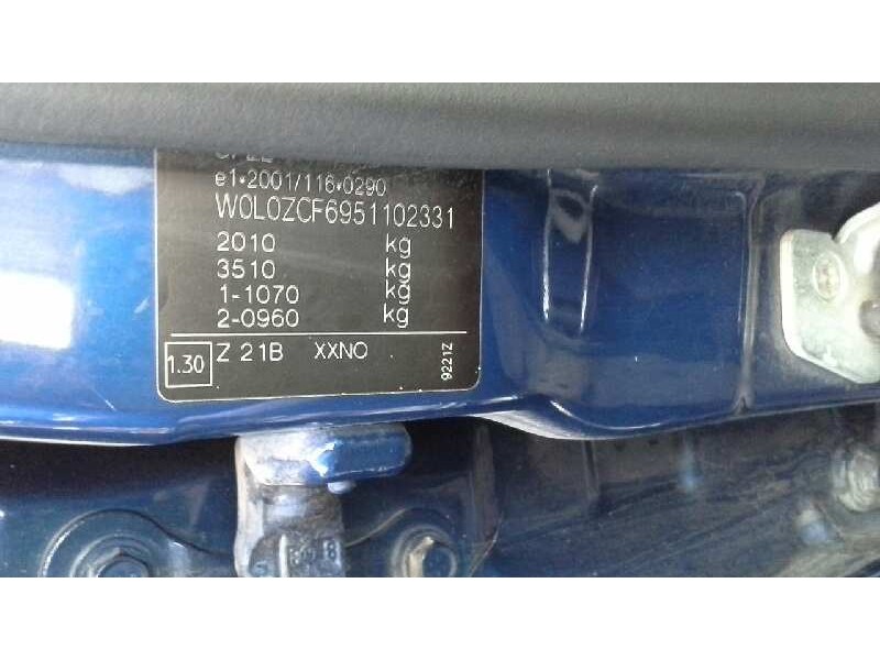 opel vectra c berlina del año 2005