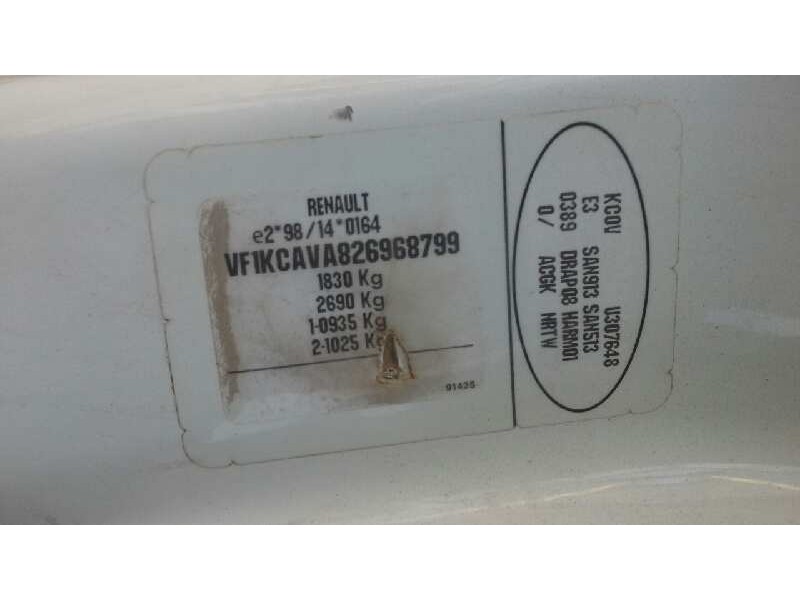 renault kangoo 4x4 del año 2002