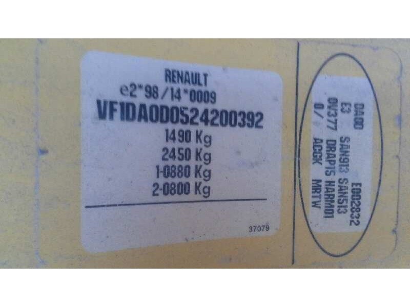 renault megane i coupe fase 2 (da..) del año 2001