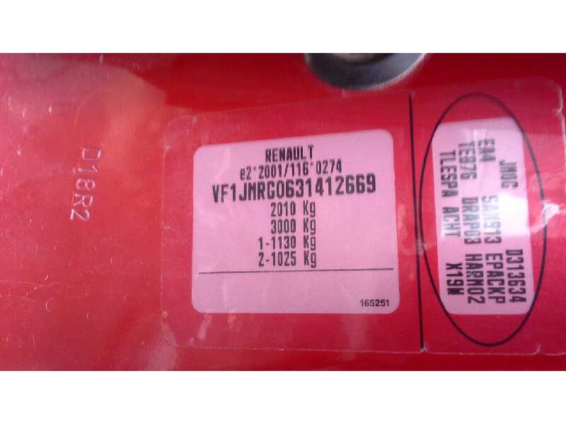 renault scenic ii del año 2004