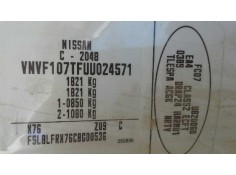 nissan kubistar (x76) del año 2006 2
