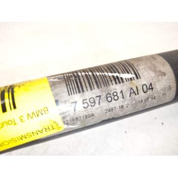 Recambio de transmision trasera izquierda para bmw 3 touring (f31) 318 d referencia OEM IAM 7597681  