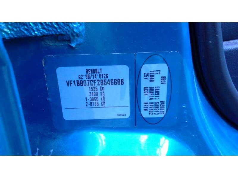 renault clio ii fase ii (b/cb0) del año 2003