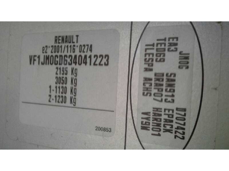 renault scenic ii del año 2005