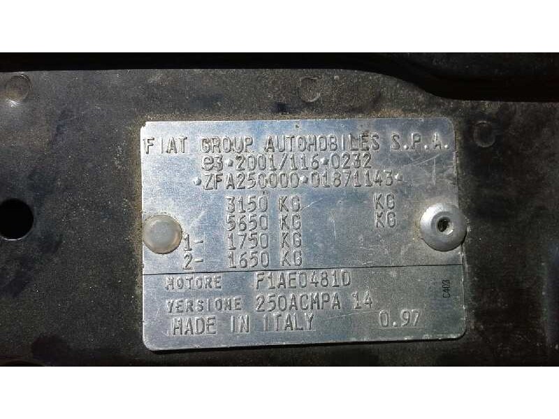 fiat ducato bus de lujo panorama (01.2007 =>) del año 2010