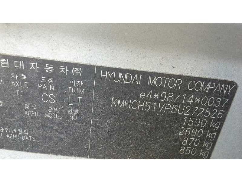 hyundai accent (lc) del año 2005