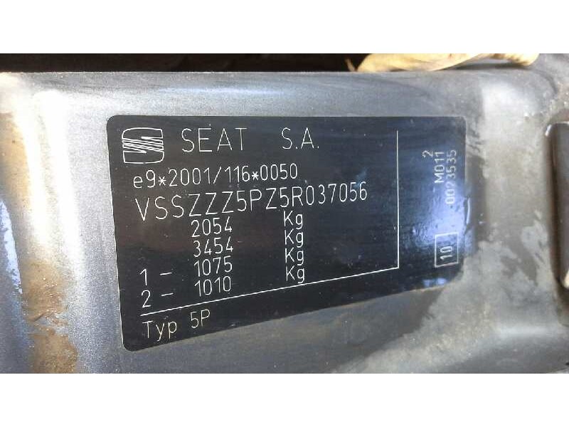 seat toledo (5p2) del año 2004